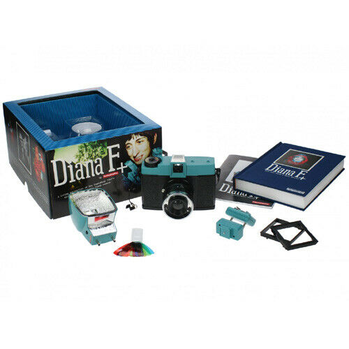 Lomography Diana F+ Analogue 120 Film Camera (with Flash) package includes - korade.com