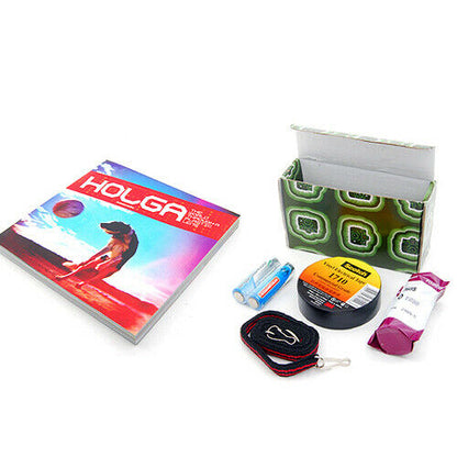 Holga Starter Kit 120 CFN Military Edition Film Camera Medium 120 Format (Green)