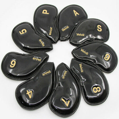 Volvik Marvel Iron Man VBAB (9EA) Iron Golf Club Head Cover Set #4-9/S/A/P Black