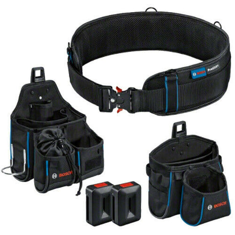 Bosch Professional Tool Belt 93 Kit Pouch/Holster ProClick High Ergonomic Fit package includes - korade.com