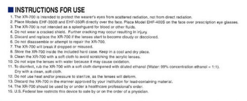 XR-700™ X-Ray Protective Eyewear