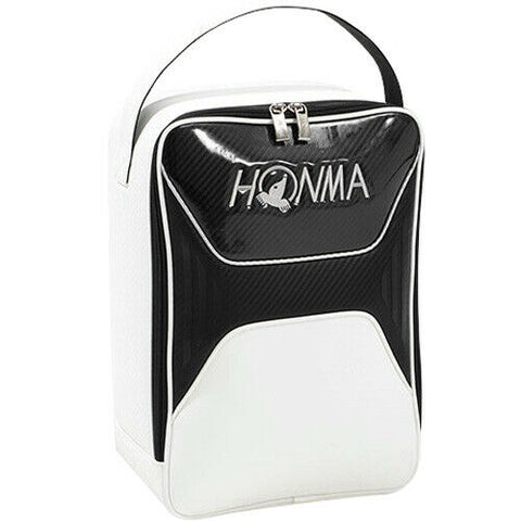 HONMA Pro Tour Golf Shoes Case Pouch Sports Travel Accessory Bag (White)