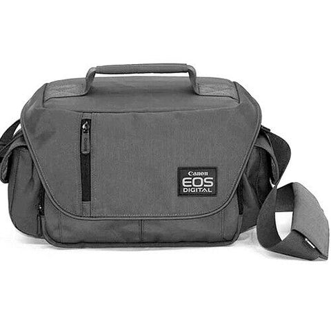 Canon Deluxe Gadget Shoulder Bag (Gray) for Canon EOS Rebel D-SLR Camera Series