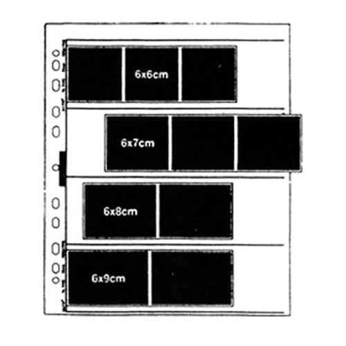 Matin Negative Film Clear Sheet (100 Pages) for 60mm 120 Medium Format - KORADE