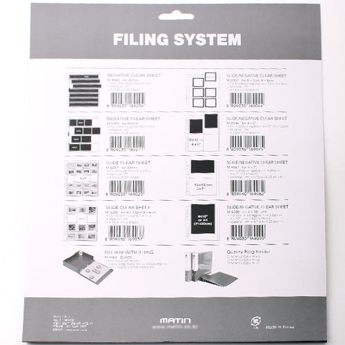 Matin Negative Film Clear Sheet (100 Pages) for 35mm 135 Format - KORADE