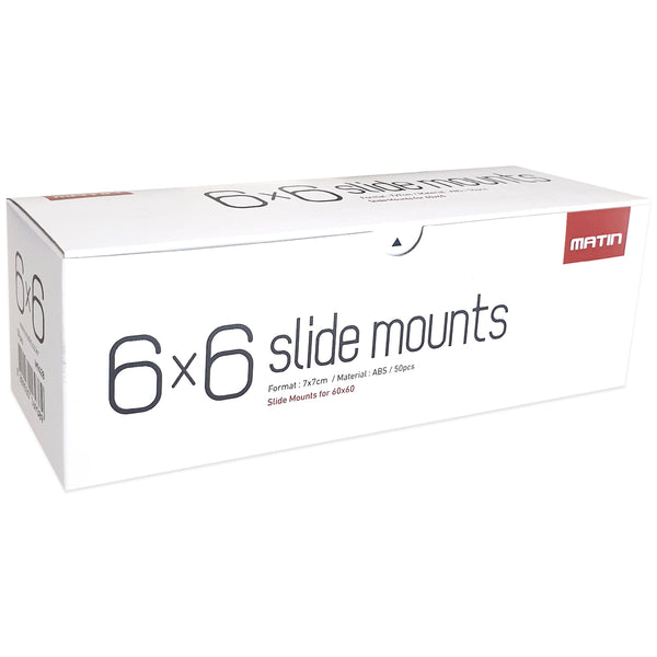 Matin 50 Slide Mounts 6x6 Medium Format 120/220 Film For Carousels