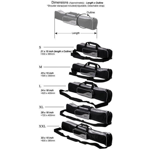 Matin Tripod Monopod Case Carrying Bag (S) - Korade.com